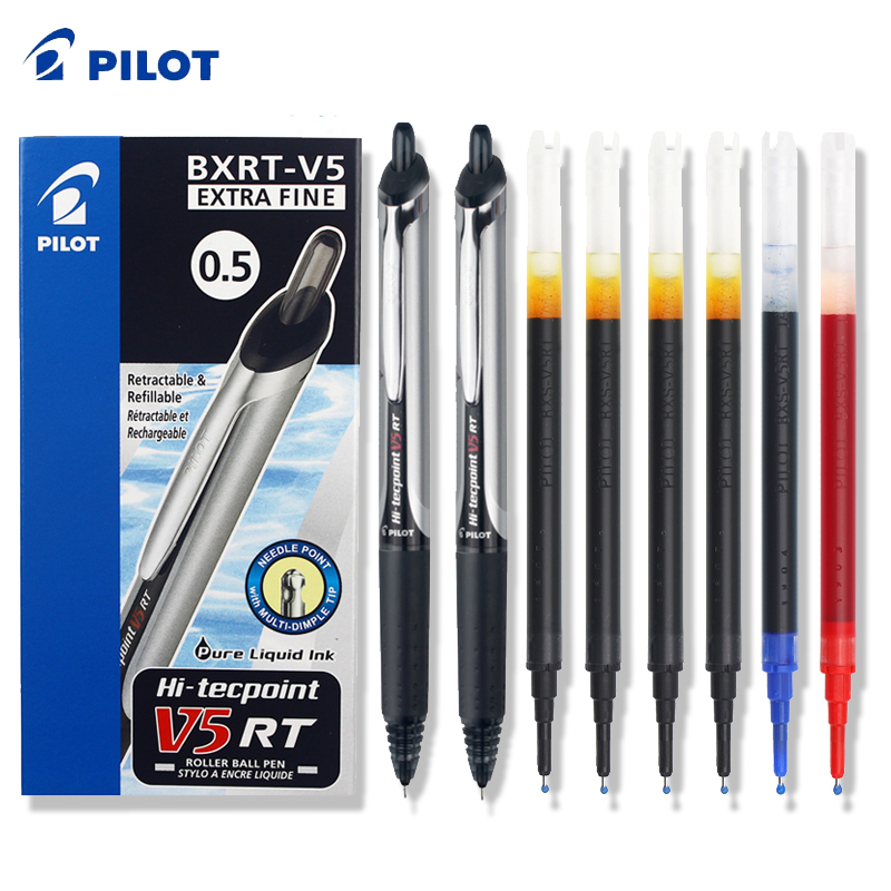 Pilot Pen V5 - Pilot BXRT-V5 einziehbarer Gelstift, 0,5 mm