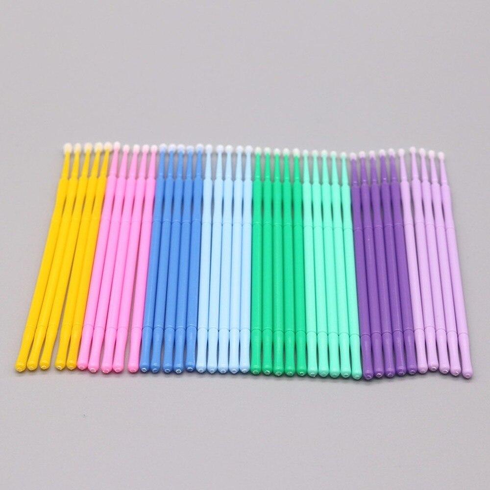 Glue Stick Pack - 100 Stück/Set Mikro-Bürsten für Make-up und