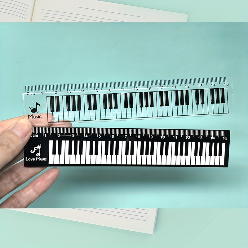 Ruler Set Transparent - 2 Stück/Set 15 cm Lineal mit