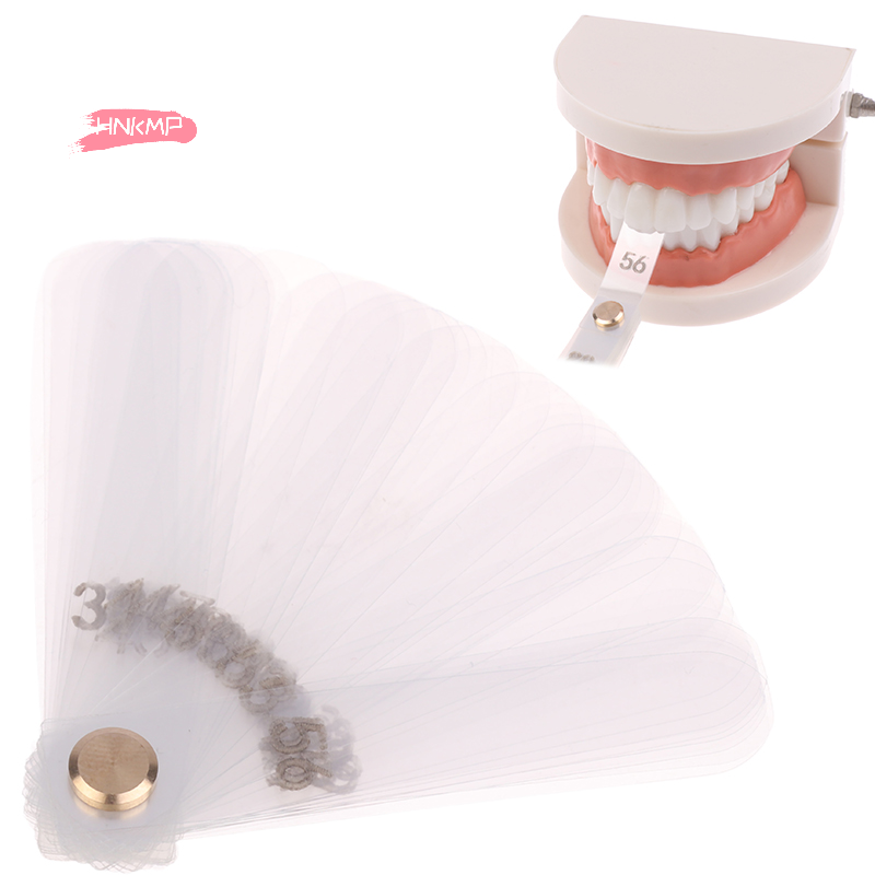 Ruler Set Transparent - 56Pcs Dental Interproximal Reduktion Gauge Lineal