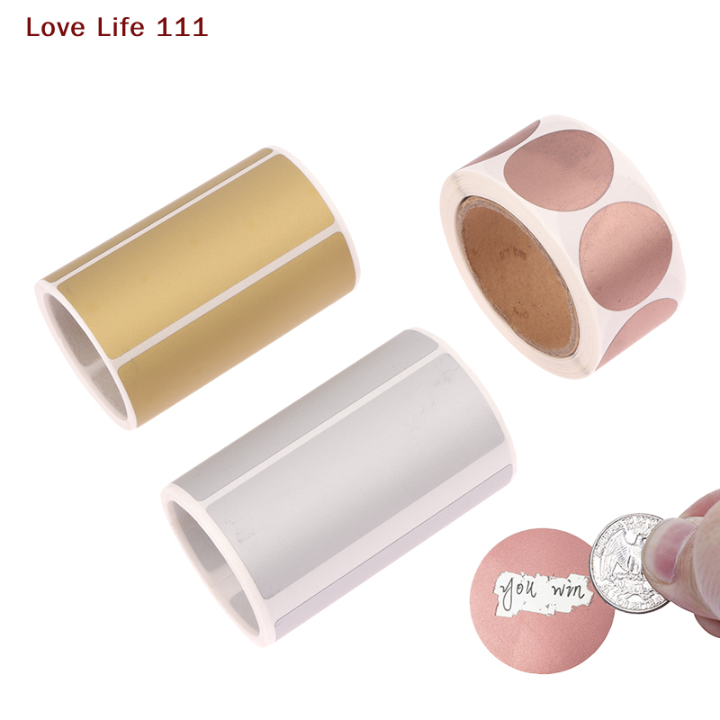 Sticker Label Roll - Neue 300 Stück/Rolle Rubbelaufkleber Etiketten Secret