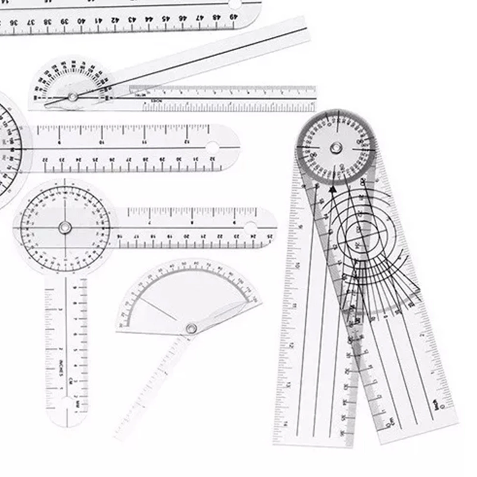 6-teiliges medizinisches Gonio – Ruler Set Transparent Bewertung und Preis