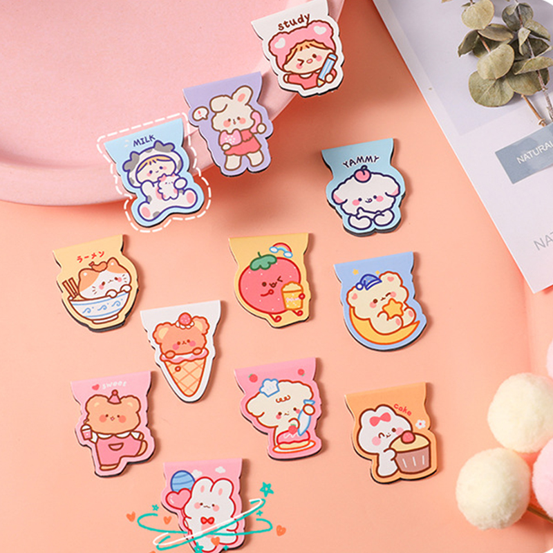 5 stücke Nette Cartoon Bär Mag – Bookmark Magnetic Clip Bewertung und Preis