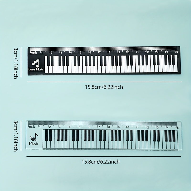 2 Stück/Set 15 cm Lineal mit K – Ruler Set Transparent Bewertung und Preis