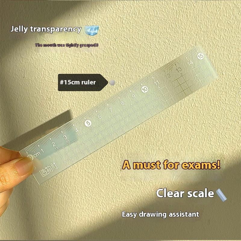 4 Teile/satz 15CM Gelee Lineal – Ruler Set Transparent Bewertung und Preis