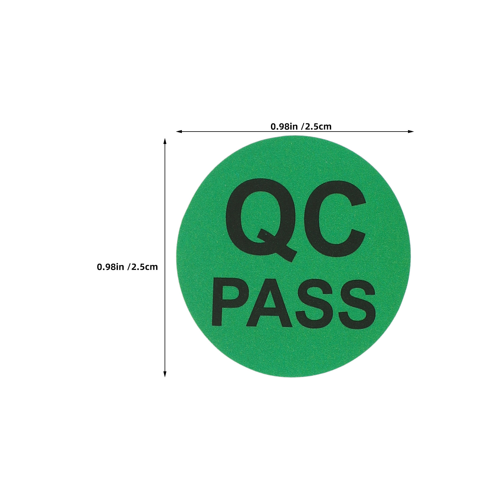 5 Rollen runde Qualitäts-Etike – Sticker Label Roll Bewertung und Preis