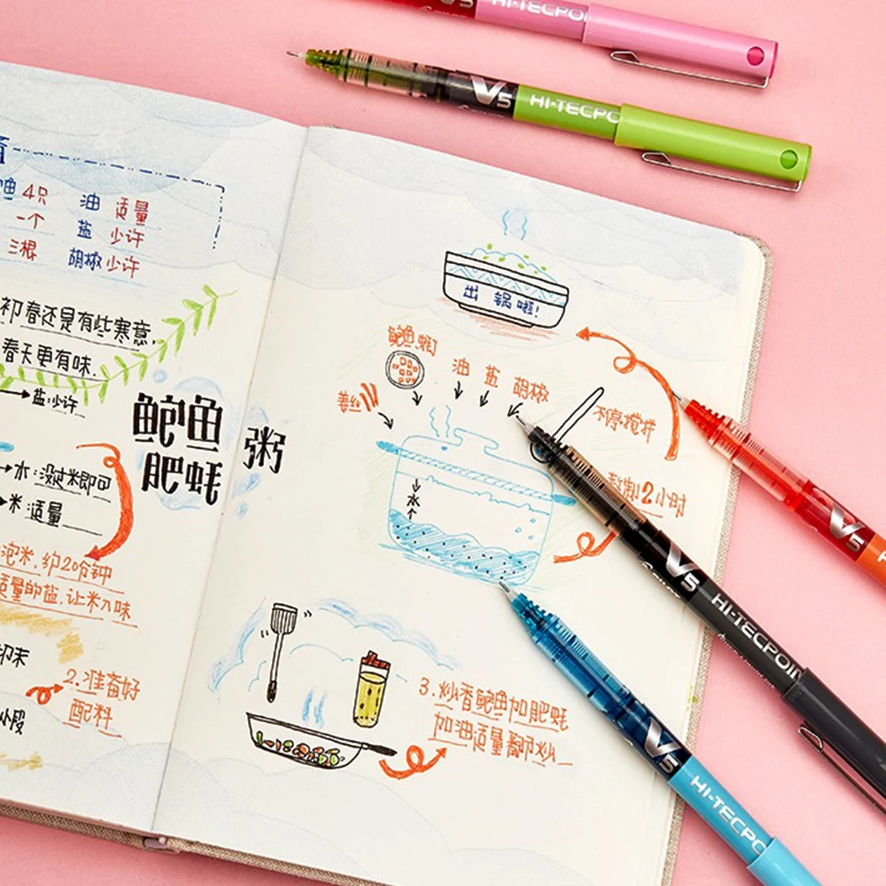 3 stücke Japan PILOT Gel Stift – Pilot Pen V5 Bewertung und Preis