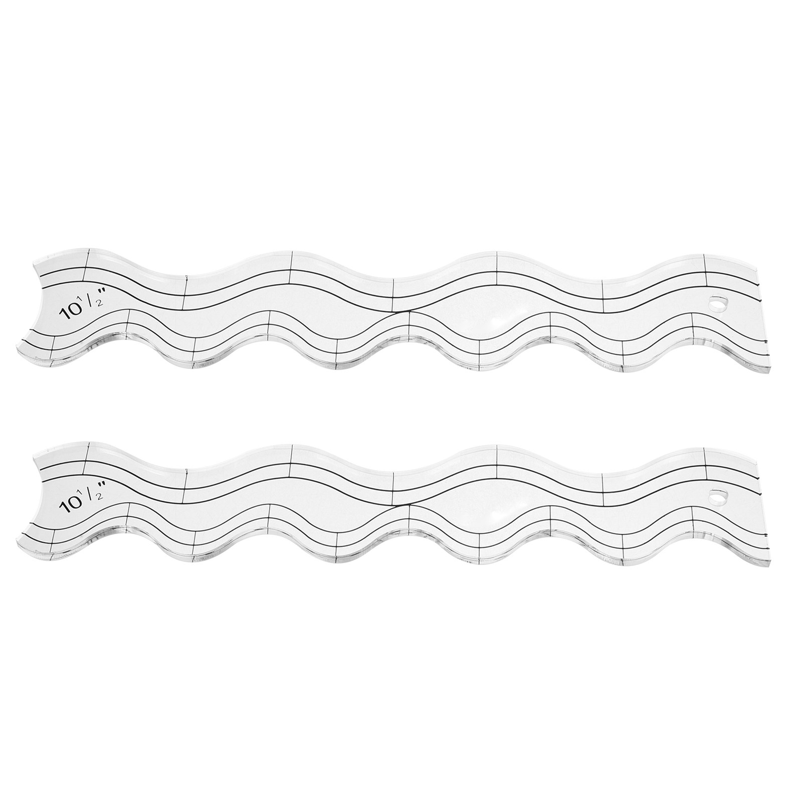 2-teiliges Quilting-Lineal-Set – Ruler Set Transparent Bewertung und Preis
