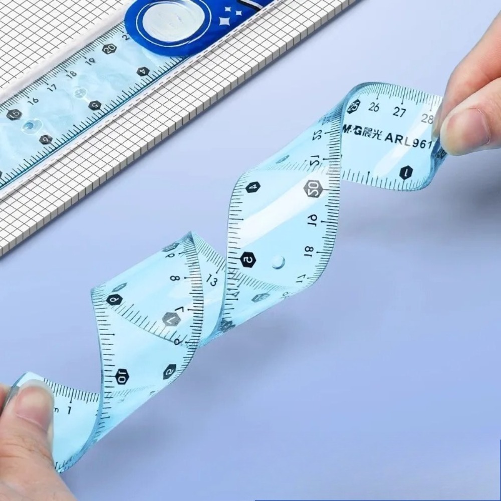 1/3 Stück transparentes, weich – Ruler Set Transparent Bewertung und Preis