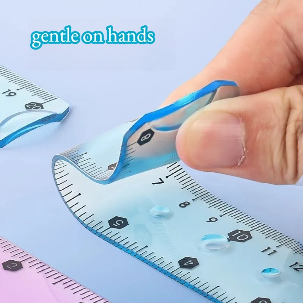 1/3 Stück transparentes, weich – Ruler Set Transparent Bewertung und Preis