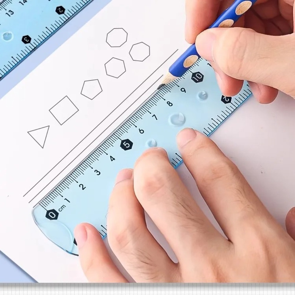1/3 Stück transparentes, weich – Ruler Set Transparent Bewertung und Preis