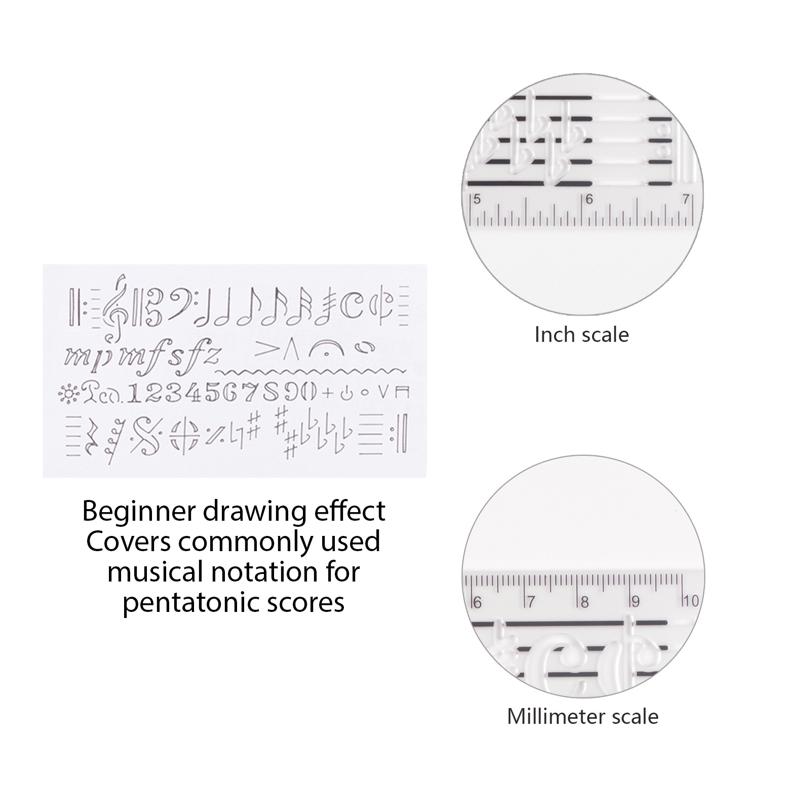 Komponist Vorlage Noten Zeichn – Ruler Set Transparent Bewertung und Preis
