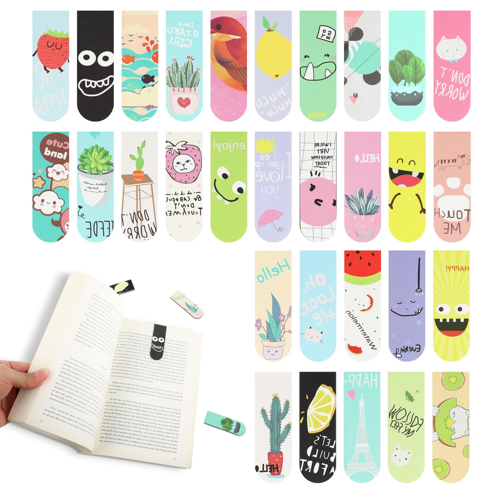 18 Stück/30 Stück magnetische  – Bookmark Magnetic Clip Bewertung und Preis