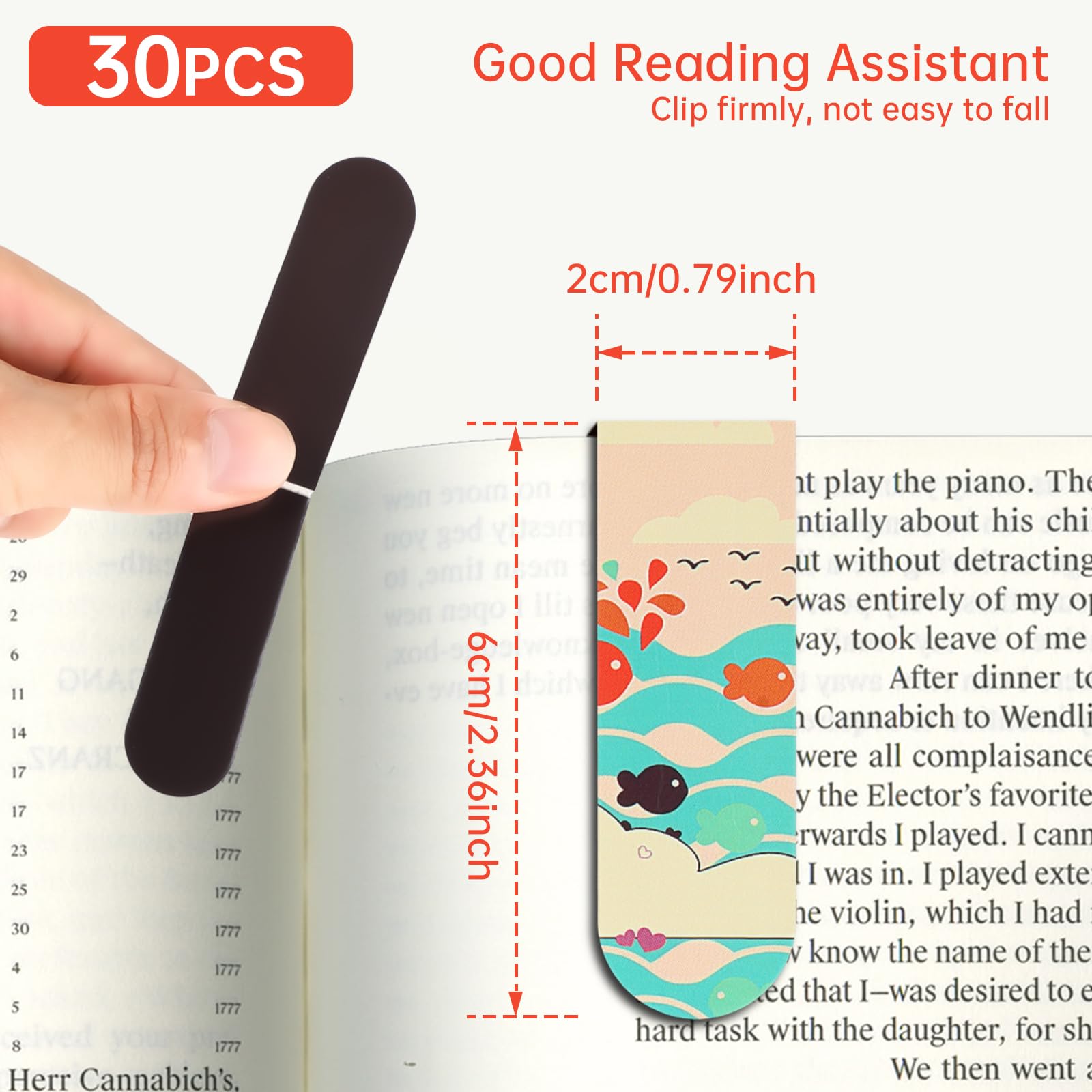 18 Stück/30 Stück magnetische  – Bookmark Magnetic Clip Bewertung und Preis