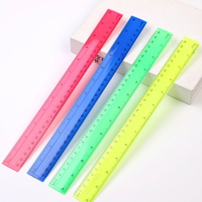 4 Teile/paket Bunte Transparen – Ruler Set Transparent Bewertung und Preis