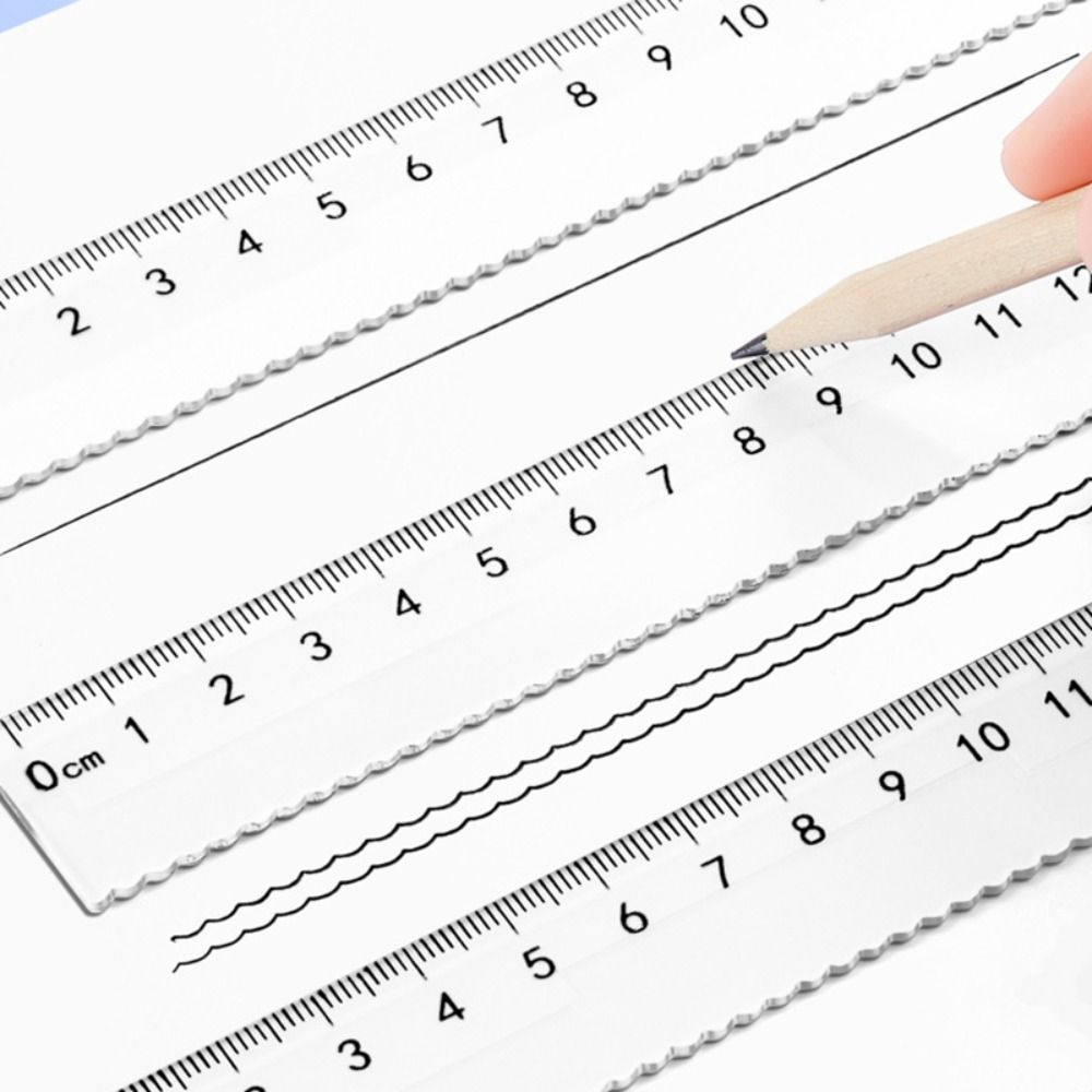 8-teiliges Set aus Plastikline – Ruler Set Transparent Bewertung und Preis