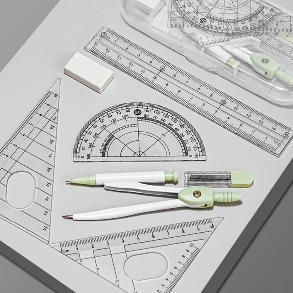 8 Teile/satz Kunststoff Lineal – Ruler Set Transparent Bewertung und Preis