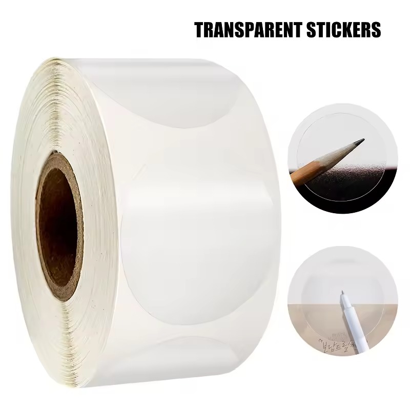 Transparenter runder Aufkleber – Sticker Label Roll Bewertung und Preis