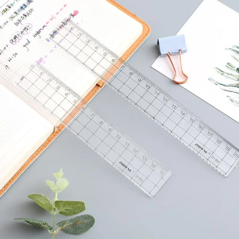 1Pcs Simple15cm 18cm 20cm Tran – Ruler Set Transparent Bewertung und Preis