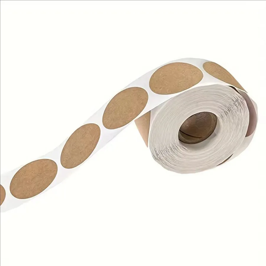 500 Stück/1 Rolle, Kraftpapier – Sticker Label Roll Bewertung und Preis
