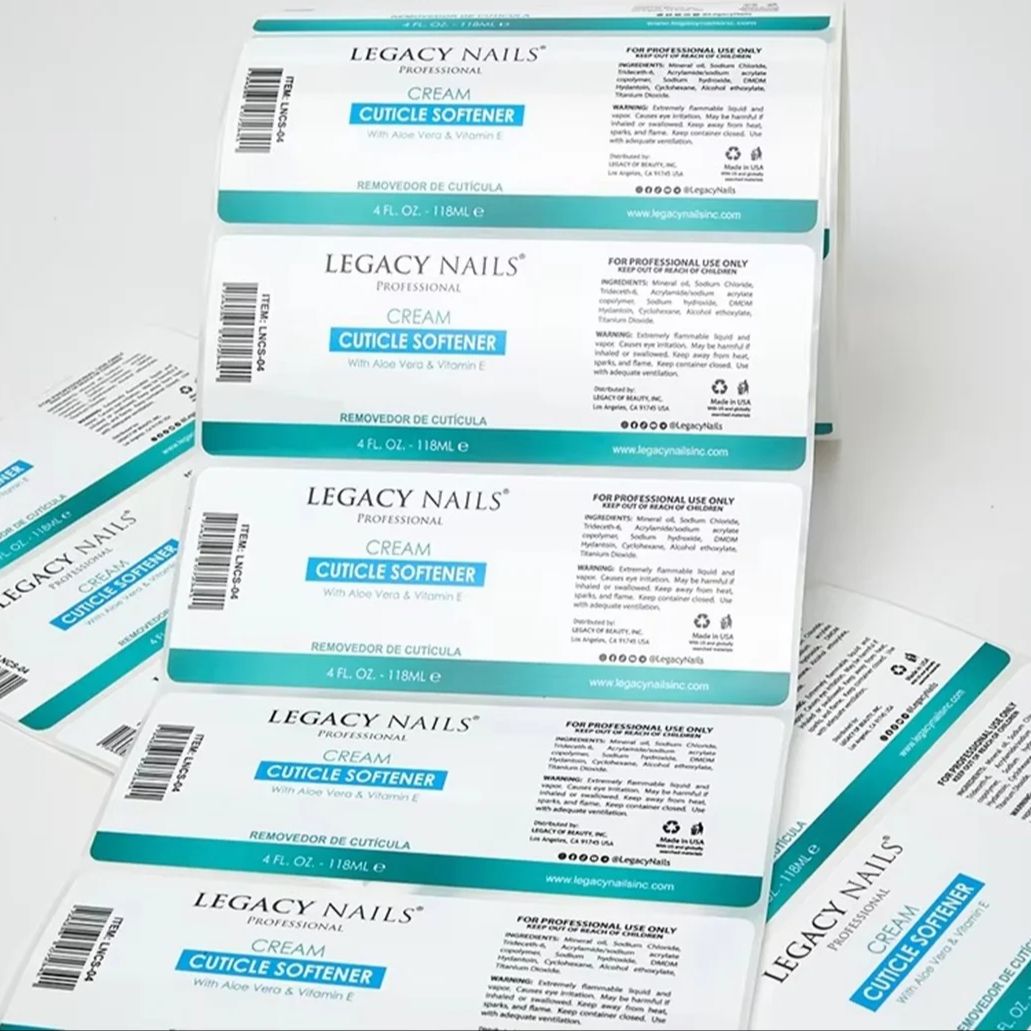 Kundenspezifische wasserfeste  – Sticker Label Roll Bewertung und Preis