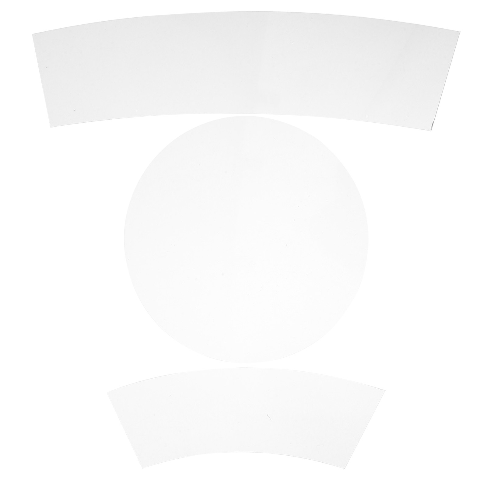 3-teiliges Transparentes Acryl – Ruler Set Transparent Bewertung und Preis