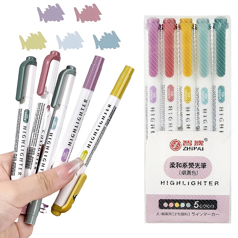 6-teiliges Set Pastellfarbene  – Highlighter Set Pastel Bewertung und Preis
