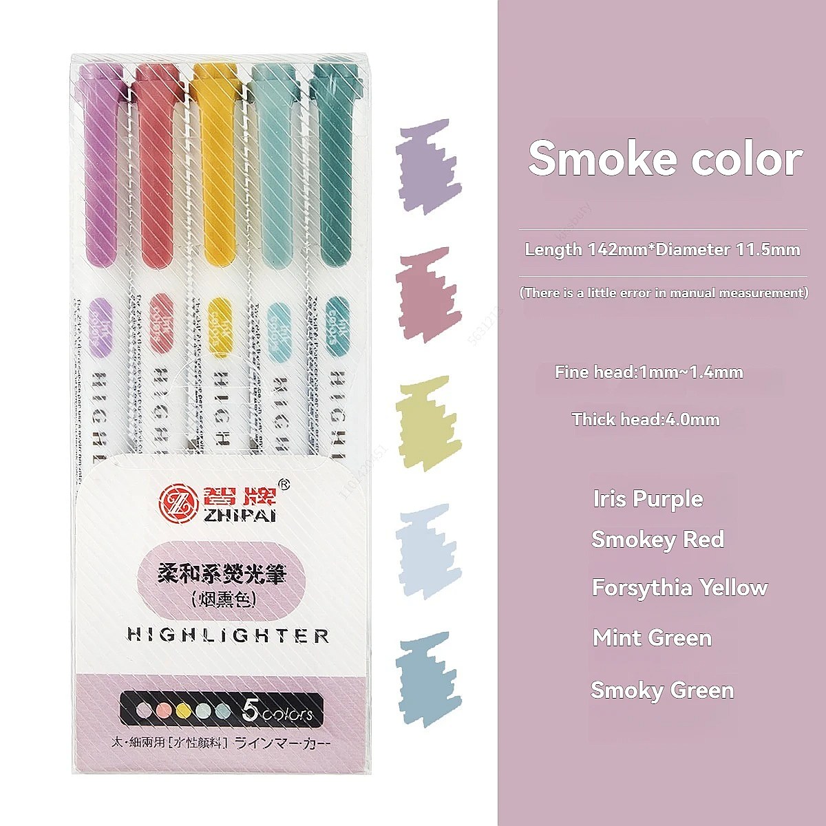 6-teiliges Set Pastellfarbene  – Highlighter Set Pastel Bewertung und Preis