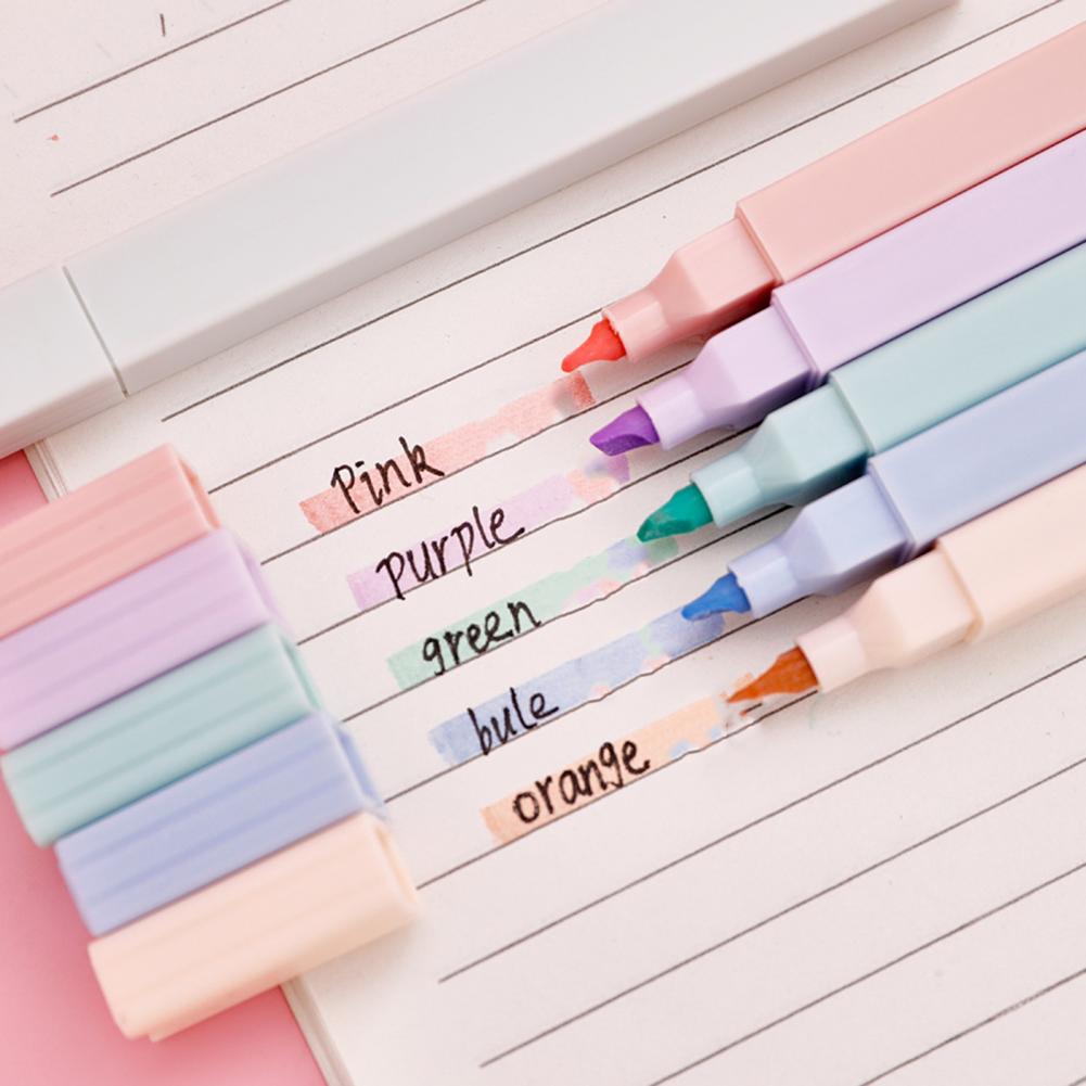 Bunte Textmarker, 6-teiliges P – Highlighter Set Pastel Bewertung und Preis